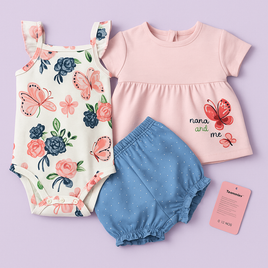 Girl Outfit on Hanger 3pc fts40452