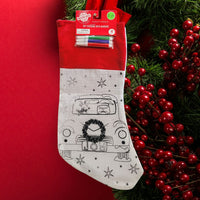 Stocking w/Markers DIY 10013