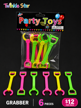 Party Toy Grabber 6pk FTS19896