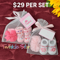 Baby Socks & headband gift set fts40175