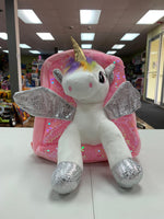 Plush Unicorn w/wings backpack FTS17928