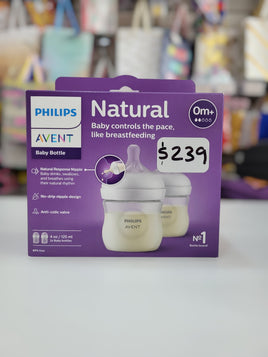 Avent 2pk Bottle 4oz av900/02