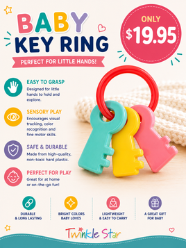 Teething Rings 4 Keys FTS32177