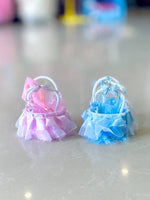 Token Basket w/Fabric ft5869