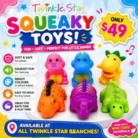 Squeaky Dino 6pk FTS17355