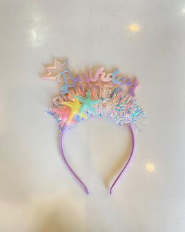 TS Happy Birthday Headband