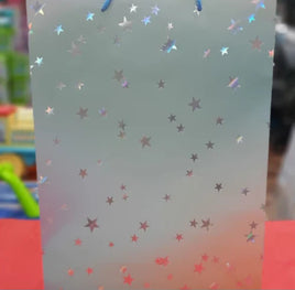 Gift Bag Pastel Stars 16*12" fts11772