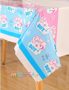 Gender Reveal Tablecloth fts32534
