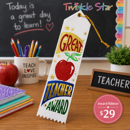 Award Ribbon Great Teacher BPSAR013