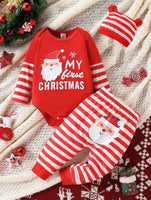 Christmas PJ 3pc Suit fts40472