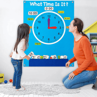 Kids Learning Clock Mat FTS32465