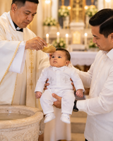 Boy Christening Outfit Rhinestone LP fts40586