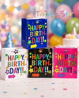 Gift bag Happy Birthday 10*13\" fts26183