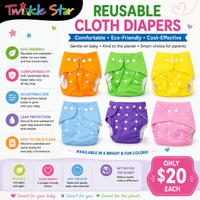 Washable Diaper w/snaps fts40543