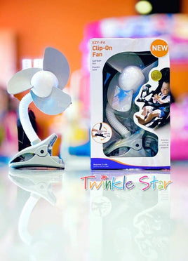 Stroller Fan-Grey/Wht