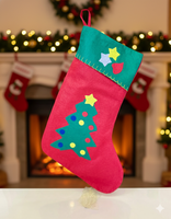 Christmas stocking Santa fts15184