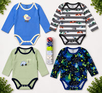 Onesie Set 4pc & Washcloth 6pc fts40169