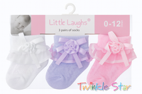 Girls Dress Socks 3pr fts40173