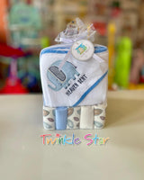 Hooded Towel / 4 Washcloths fts40280