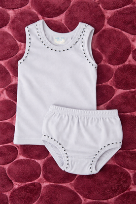 Baby 2pc Suit white fts40335