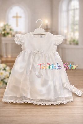 White Christening Formal w/Tutu SLH18-24