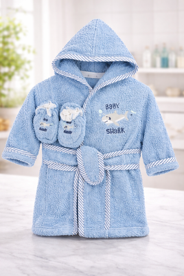 Bathrobe w/booties Boy 4sea-75851