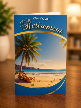 Greeting Card Retirement Male ace456