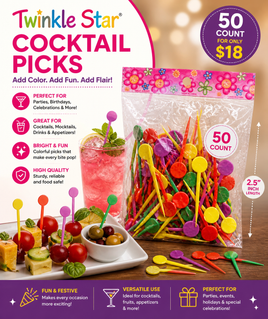 Party Cocktail Pics Balloon 50ct FTS19702