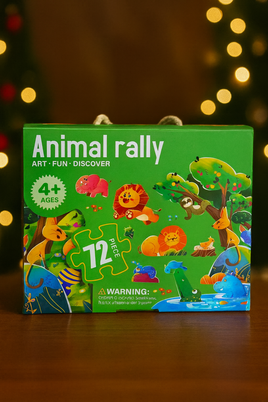 Toy Animal Rally Puzzle 72pc FTS17855
