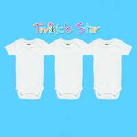 Baby Onesie W/Sleeve 3pk FTS40308-3M
