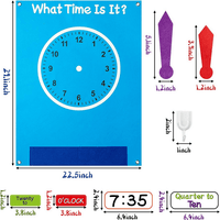 Kids Learning Clock Mat FTS32465
