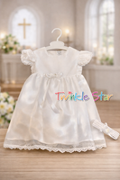White Christening Formal w/Tutu SLH9-12