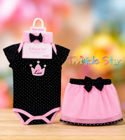 3pc Set Onesie Tutu & Headband fts40589