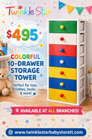 Drawer 7 layer multicolor fts30230