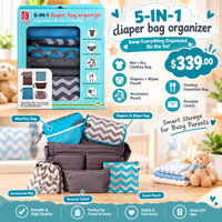 Diaper Bag 5 in 1 Organizer JLC2004GY-CHV