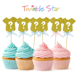 Gender Reveal Cupcake Topper 6 FTS32555