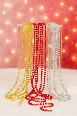 Christmas beads on string fts15624