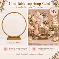 Tabletop Balloon Hoop 28\" fts26229