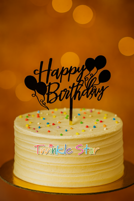 Cake Topper Happy Bday FTS19879
