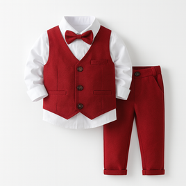 Boys Formal 3pc Outfit w/Bow Tie fts40504