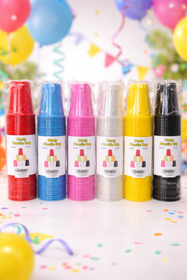 Party Cups Plain 50pc  FTS19707