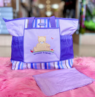 Diaper Bag w/Mesh/Applique FTS32011