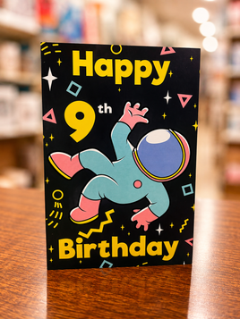 Greeting Card 9th Birthday Boy ace393