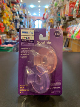 Avent Pacifier 0-3m Pink/Pur AV190/02