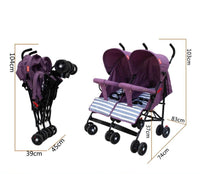 Twin Stroller Side by Side TS202089
