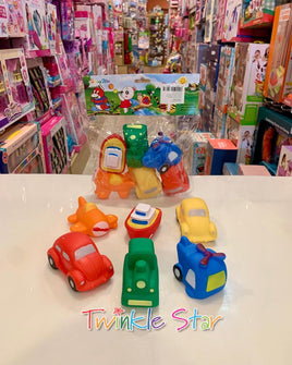 Squeaky Toy Vehicles 6pc FTS17357