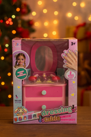 Jewellery/Make up Box w/mirror fts17968