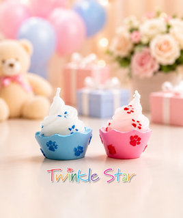 Token Candle-Cupcake Design  FTS23111