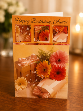 Greeting Card Birthday Aunt ace341