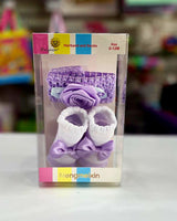Booties/Rosette headband gift set fts40392